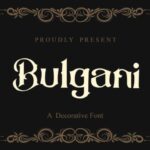 Bulgani Font - Featured Image