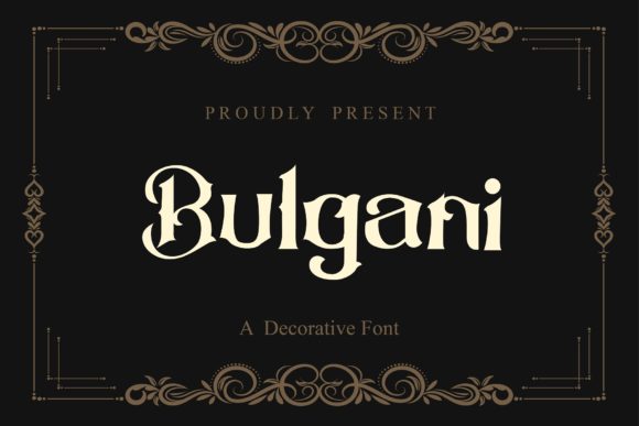 Bulgani Font - Featured Image