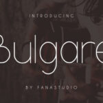 Bulgare Font - Featured Image
