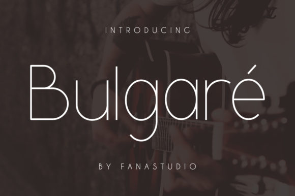 Bulgare Font - Featured Image