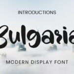 Bulgaria Font - Featured Image