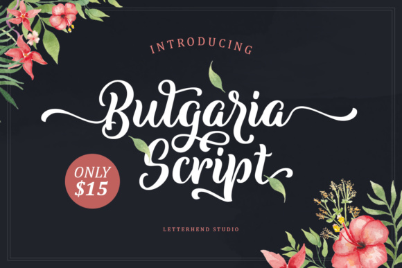 Bulgaria Script Font - Featured Image