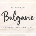 Bulgarie Font - Featured Image