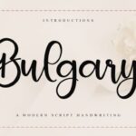 Bulgary Font - Featured Image