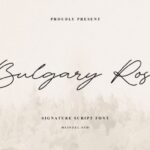 Bulgary Rose Font - Featured Image