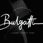 Bulgatti Font - Featured Image