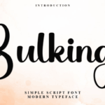 Bulking Font - Featured Image