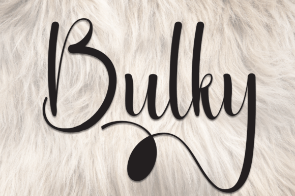 Bulky Font - Featured Image
