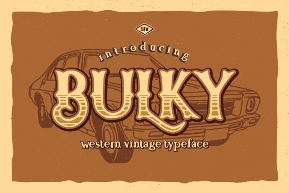 Bulky Font - Featured Image
