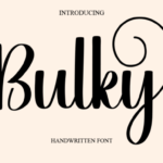 Bulky Font - Featured Image