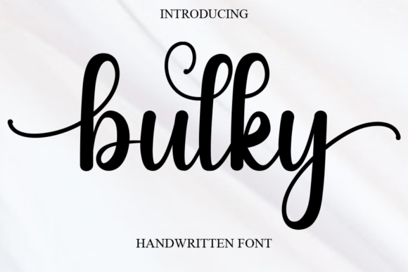Bulky Font - Featured Image