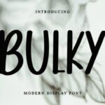 Bulky Font - Featured Image