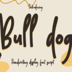 Bull Dog Font - Featured Image