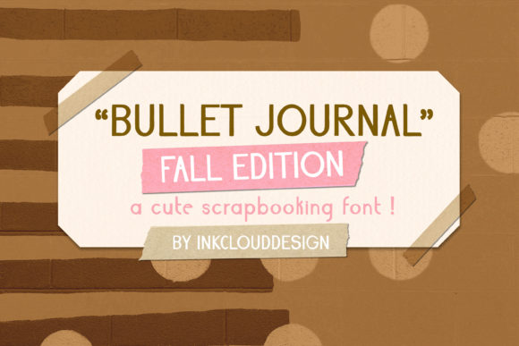Bullet Journal Fall Font - Featured Image