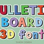Bulletin Board Font - Featured Image