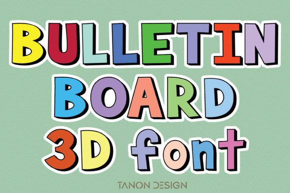 Bulletin Board Font - Featured Image