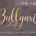 Bullgari Font - Featured Image