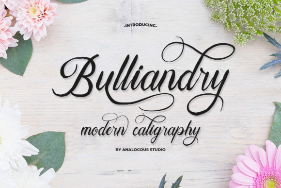 Bulliandry Font - Featured Image