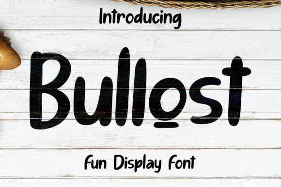 Bullost Font - Featured Image