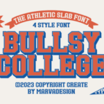 Bullsy College Font - Featured Image