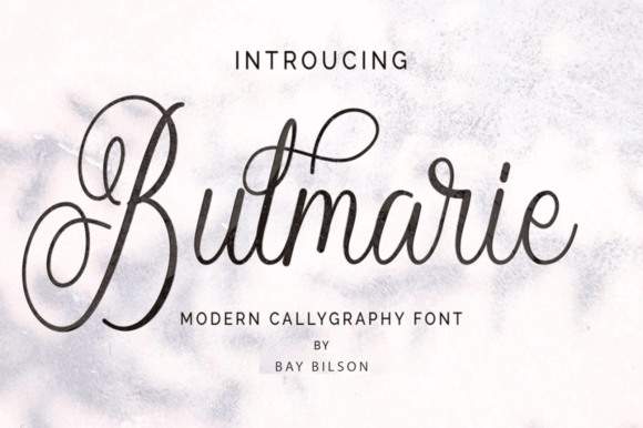 Bulmarie Font - Featured Image