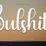 Bulshitt Font - Featured Image