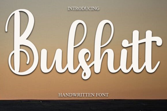 Bulshitt Font - Featured Image