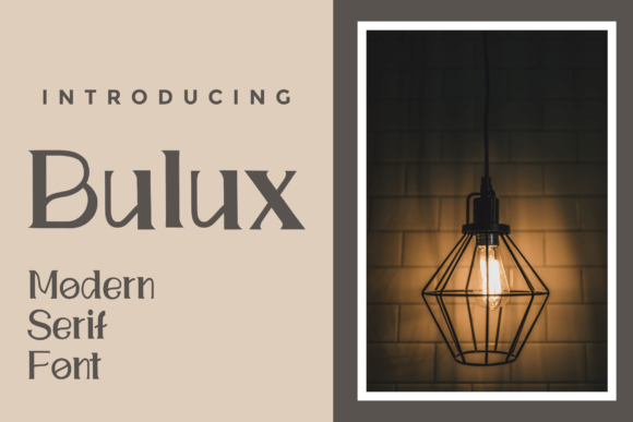 Bulux Font - Featured Image