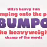 Bumpo Font - Featured Image