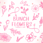 Bunch Flowers Font - Featured Image