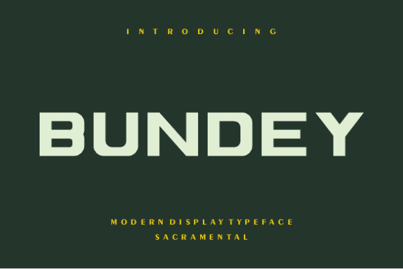 Bundey Font - Featured Image