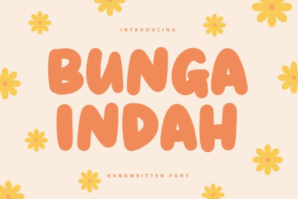 Bunga Indah Font - Featured Image
