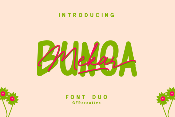 Bunga Mekar Font - Featured Image