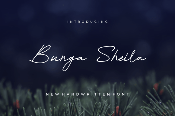 Bunga Sheila Font - Featured Image
