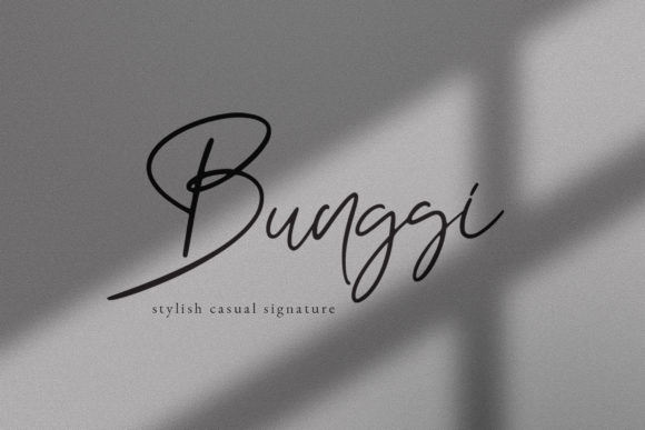 Bunggi Signature Font - Featured Image