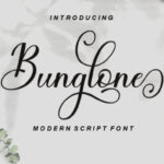 Bunglone Font - Featured Image