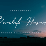 Bunibile Hasad Font - Featured Image