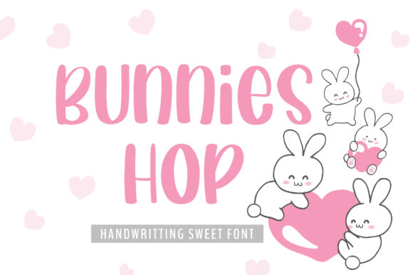 Bunnies Hop Font - Featured Image