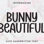 Bunny Beautiful Font - Featured Image