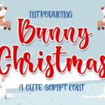 Bunny Christmas Font - Featured Image