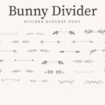 Bunny Divider Font - Featured Image