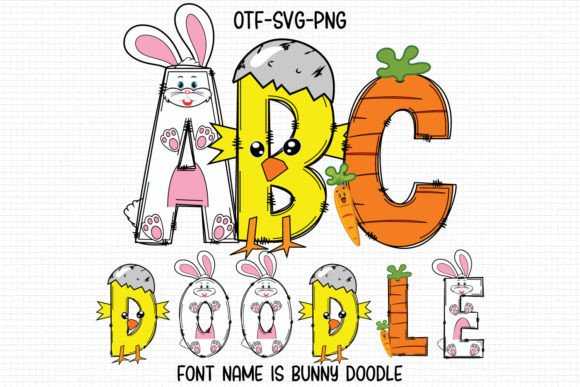 Bunny Doodle Font - Featured Image