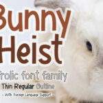 Bunny Heist Font - Featured Image