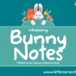 Bunny Note Font - Featured Image