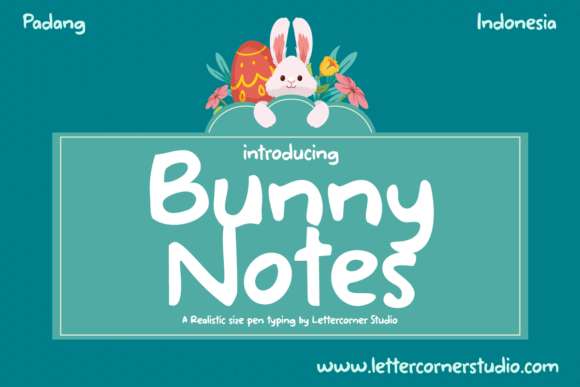 Bunny Note Font - Featured Image