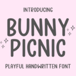 Bunny Picnic Font - Featured Image