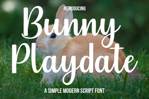 Bunny Playdate Font - Featured Image