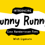 Bunny Runny Font - Featured Image