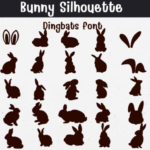 Bunny Silhouette Font - Featured Image