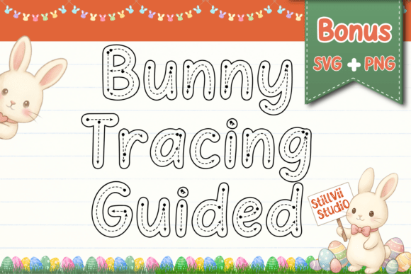 Bunny Tracing Guided Font - Featured Image